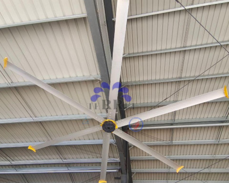 7300mm/24FT Промышленный потолочный вентилятор для большого объема воздуха/W 10m3/min в промышленной среде