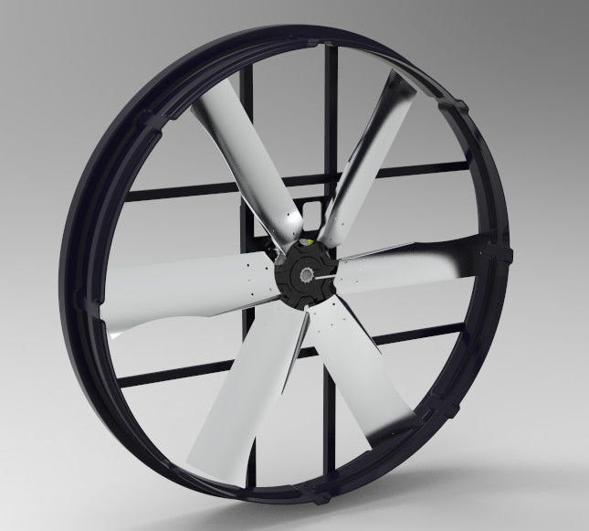 Промышленный панельный вентилятор с максимальным расходом воздуха 120000 м³/ч и производительностью 60 м³/ч Вихревой канальный