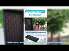 Сверхмощный пластиковый цвет Брауна контейнера Footbath скотин LLDPE