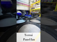 Промышленный выхлопный вентилятор с мощностью 2000 Вт Вход 345 р/мин Скорость вращения 20%-100% Управление скоростью