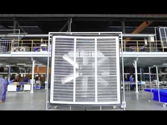 Промышленная дымовая вентиляция пожарный дымовой выхлопный вентилятор 72 панельный вентилятор