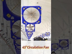 Мощный промышленный вентилятор со скоростью вращения 610RPM 40700m3/h Поток воздуха