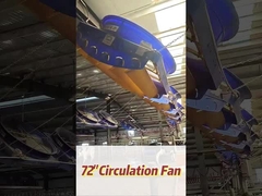 345RPM скорость вращения Промышленный вентилятор с мощным мотором 2000w/2.7hp